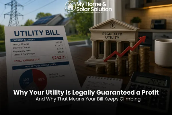 Why Your Utility Is Legally Guaranteed a Profit — And Why That Means Your Bill Keeps Climbing