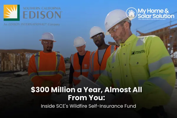 $300 Million a Year, Almost All From You: Inside SCE's Wildfire Self-Insurance Fund