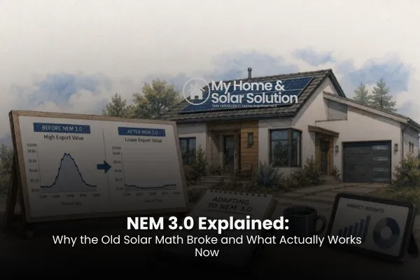 NEM 3.0 Explained: Why the Old Solar Math Broke — and What Actually Works Now