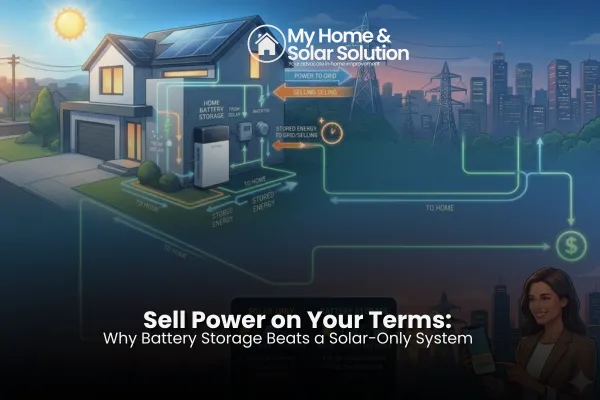 Sell Power on Your Terms: Why Battery Storage Beats a Solar-Only System