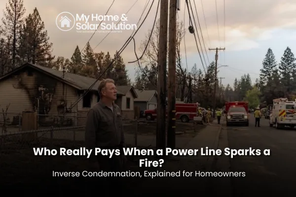Who Really Pays When a Power Line Sparks a Fire? Inverse Condemnation, Explained for Homeowners