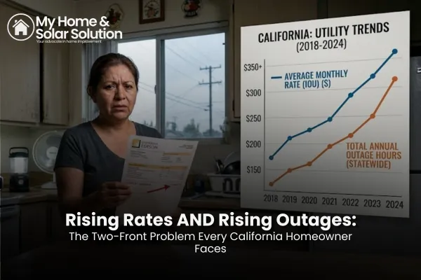 Rising Rates AND Rising Outages: The Two-Front Problem Every California Homeowner Faces