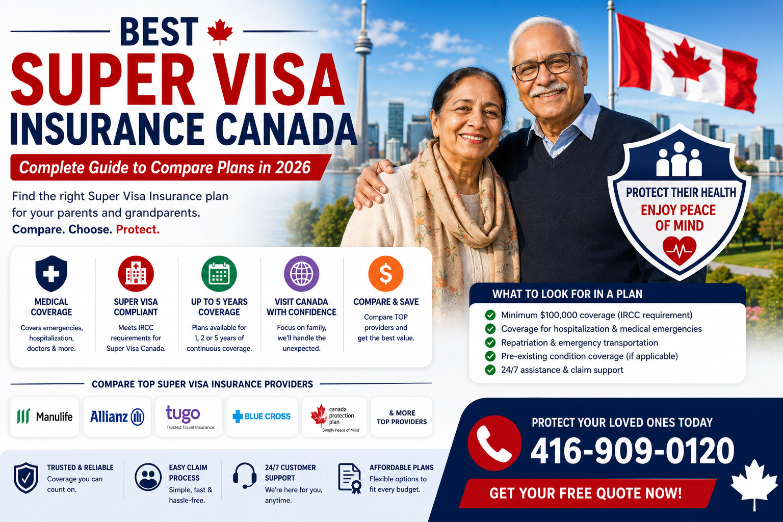 Best Super Visa Insurance Canada: Complete Guide to Compare Plans in 2026