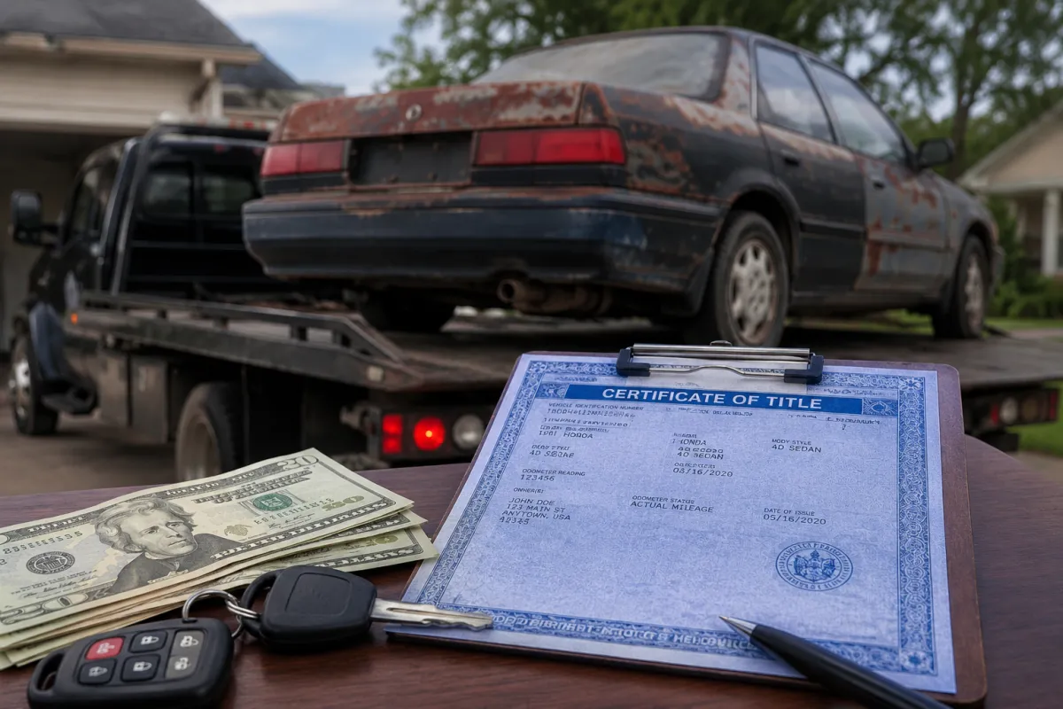 Will You Get More Cash for a Junk Car With the Title?