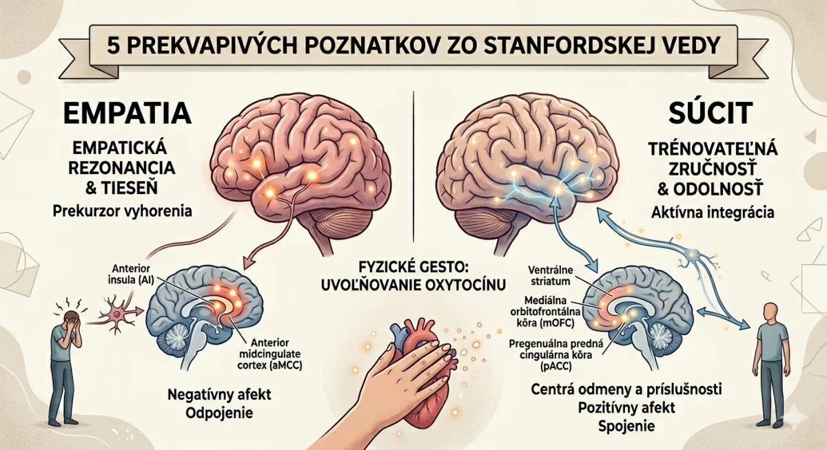 mozog pri empatii a sucite