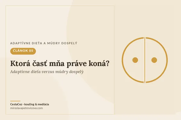ktorá časť mňa práve koná