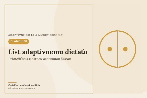 list adaptívnemu dieťaťu