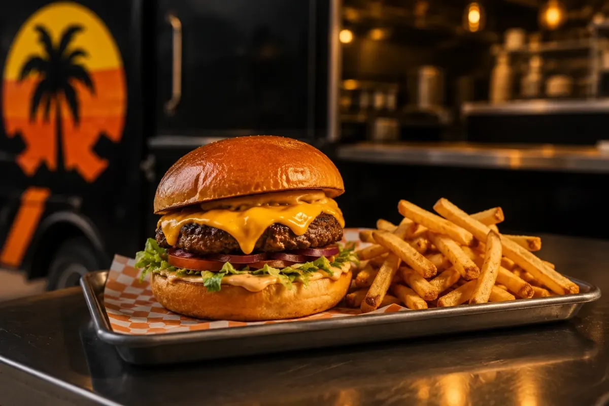 Gourmet juicy burgers