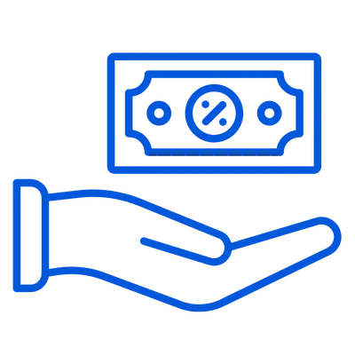 Honest Estimates, hand with a dollar sign