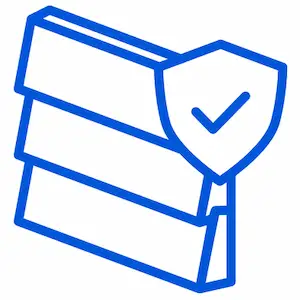 Quality siding and exterior products icon