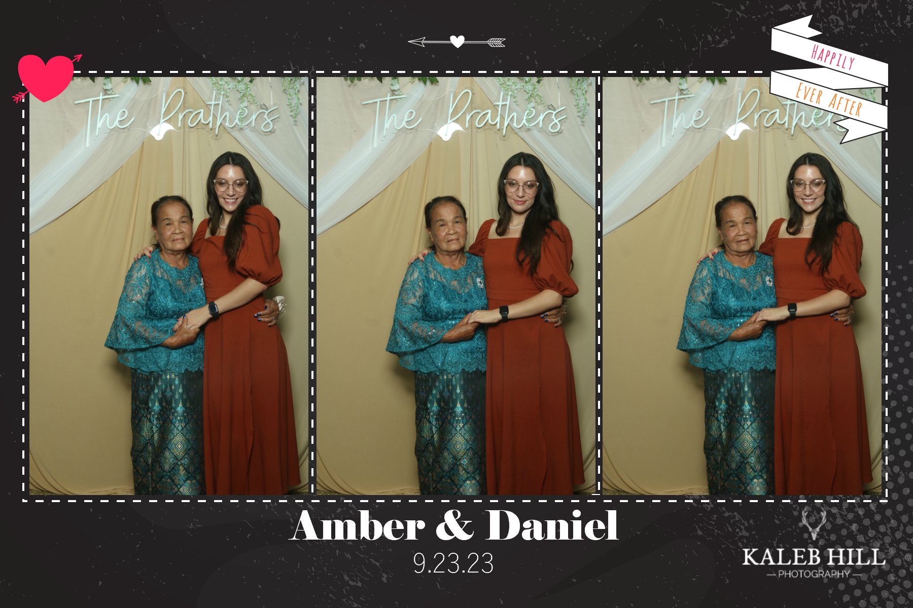 Gulfport wedding photo booth capturing family celebration portraits