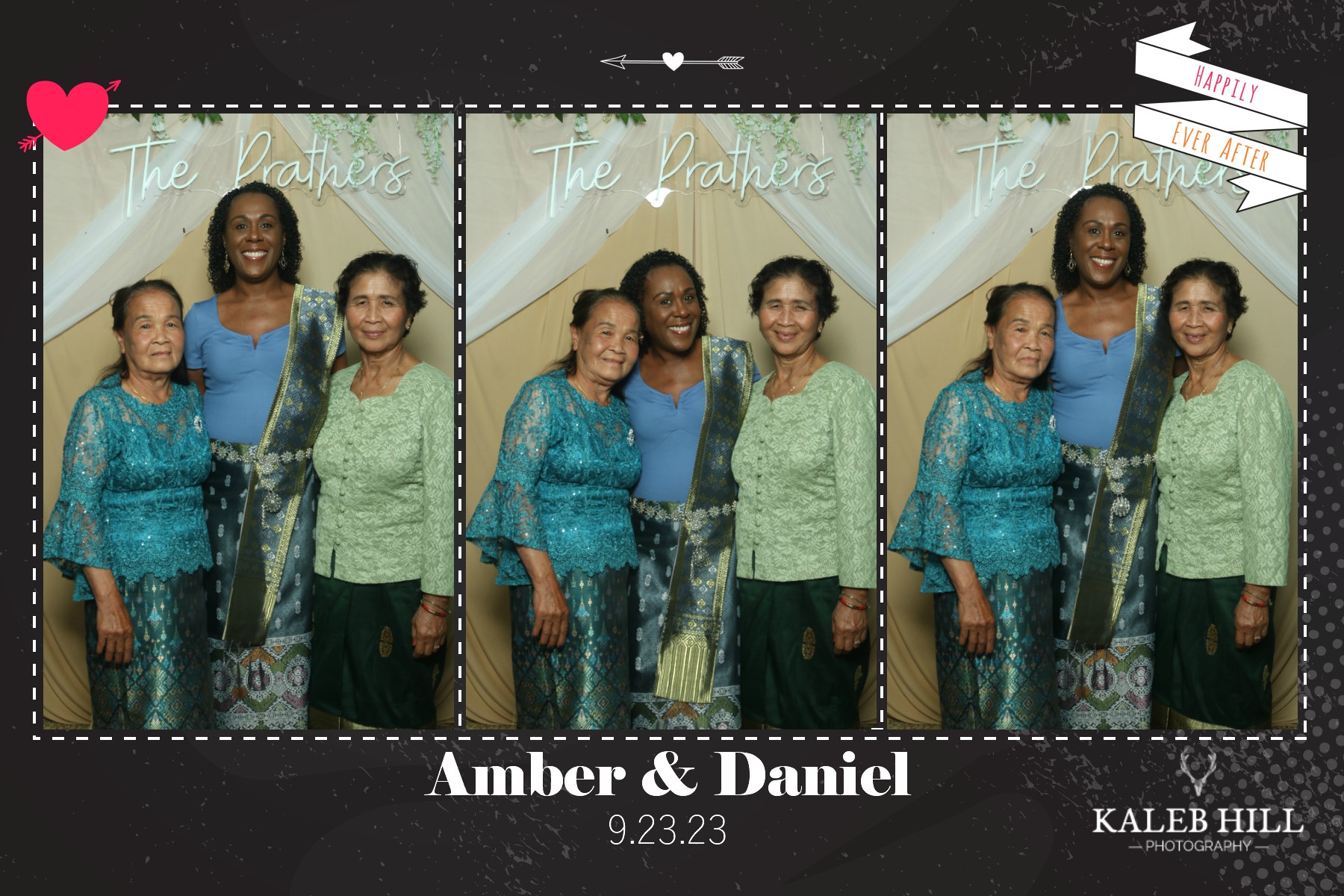 Biloxi wedding photo booth capturing elegant family celebration moments