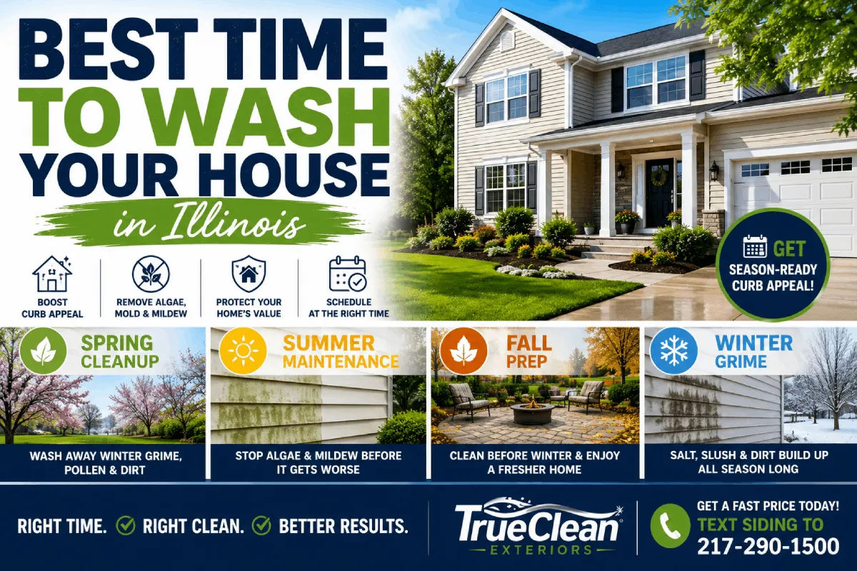 Best Time To House Wash In Illinois