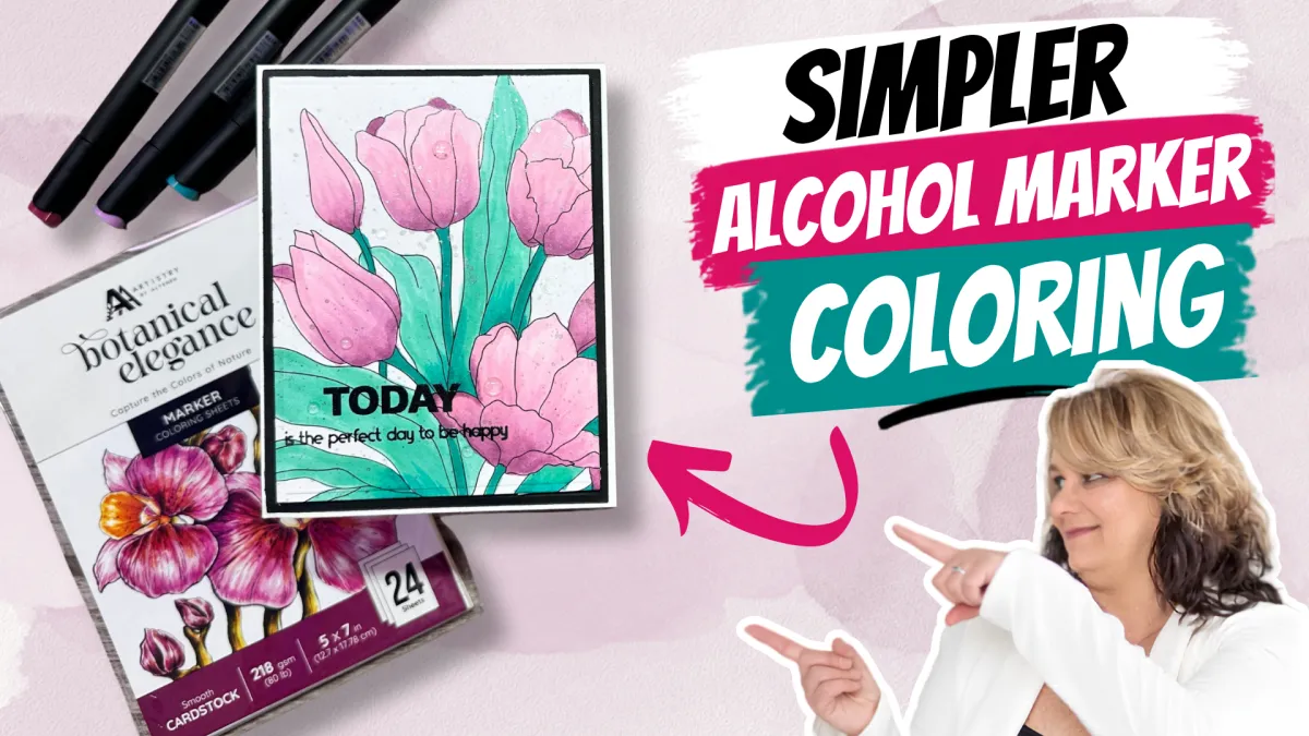 Alcohol Marker Coloring Technique Made Easy!