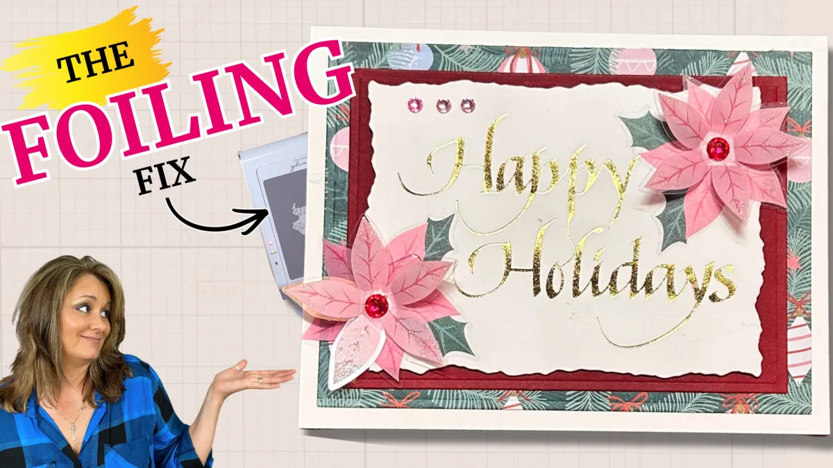 Glimmer Hot Foiling Tips, Plus 3 Complete Cards, With 1 Simple Layout!