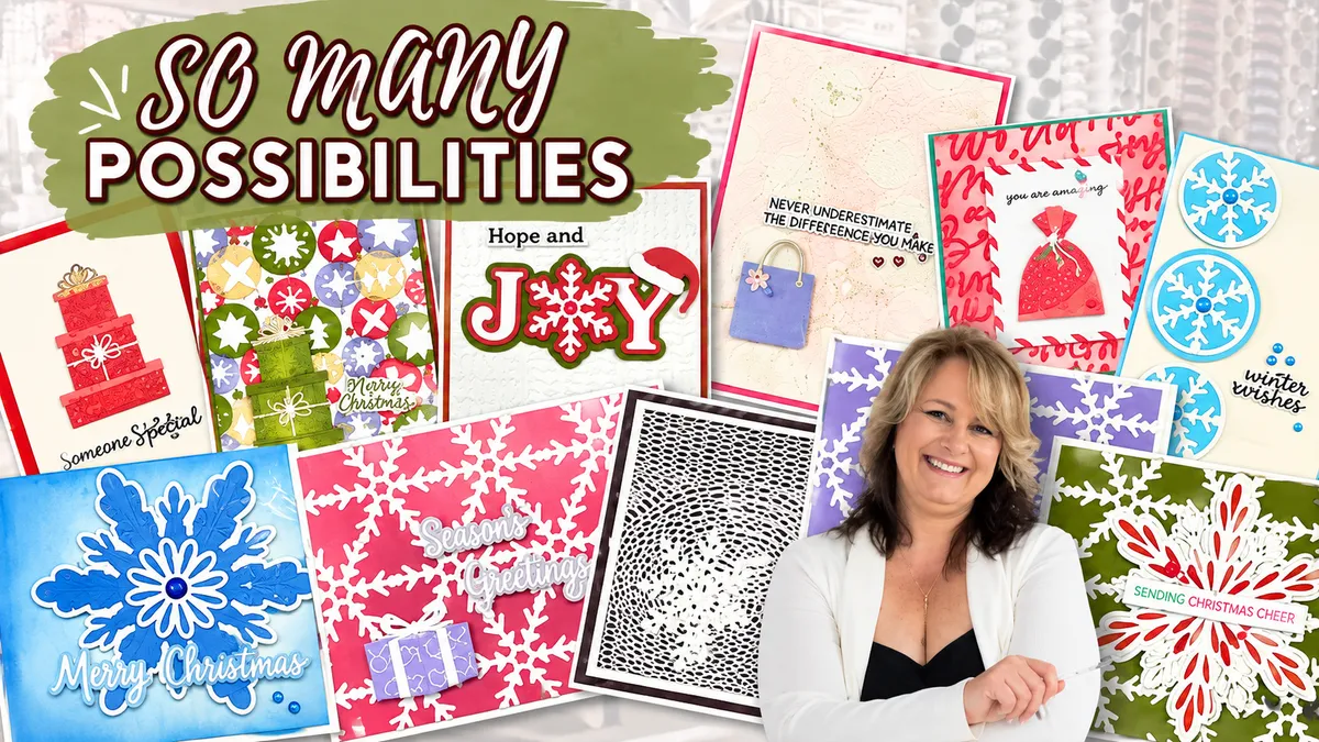 Why I Can't Stop Crafting with These Snowflake Dies | Spellbinders Snowflake Kisses