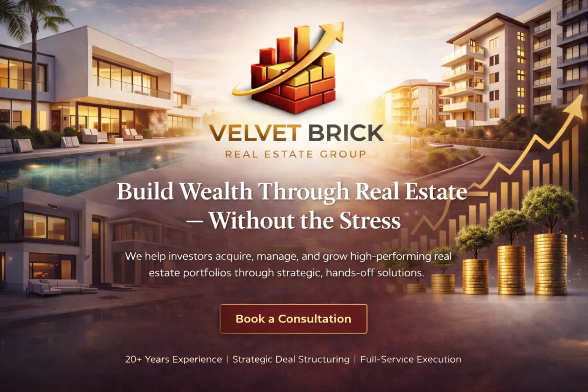 Build Wealth Through Real Estate with Velvet Brick Real Estate Group