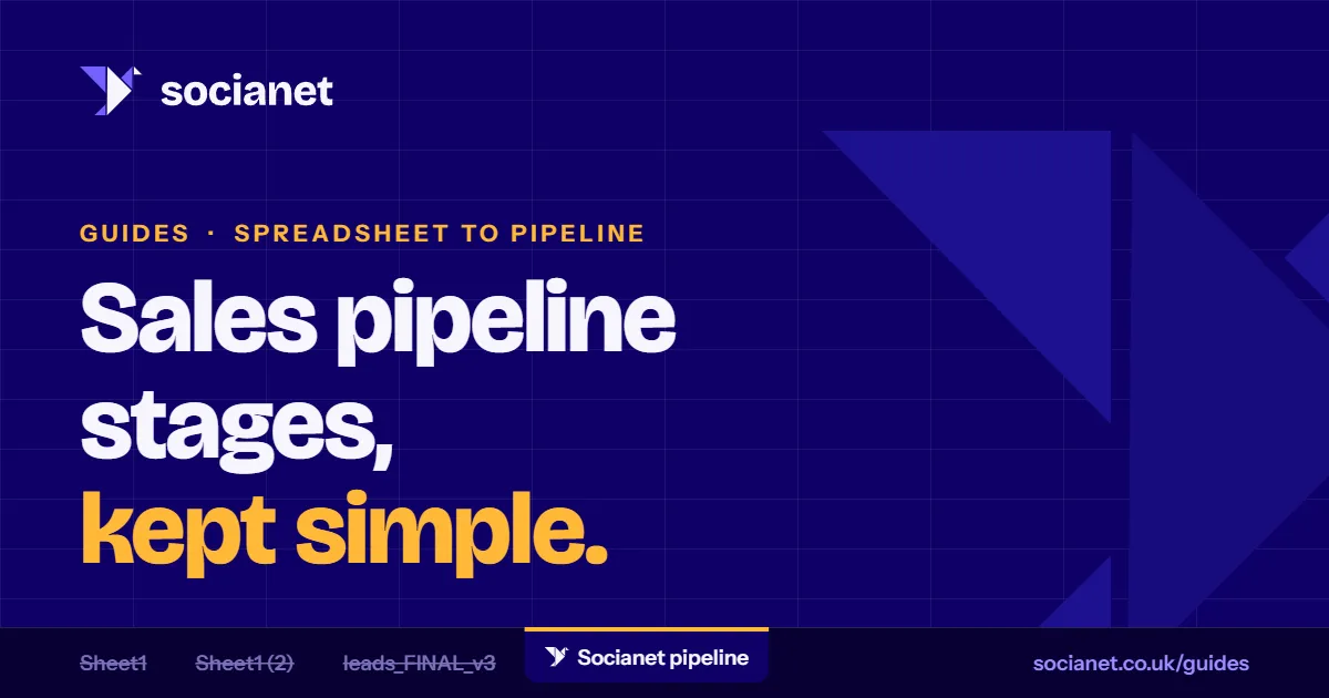 Sales pipeline stages: a simple setup for small teams