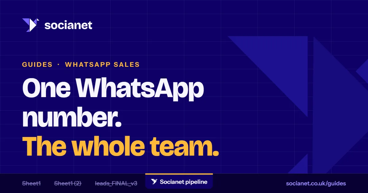 WhatsApp Business multiple users on one number (sales guide)