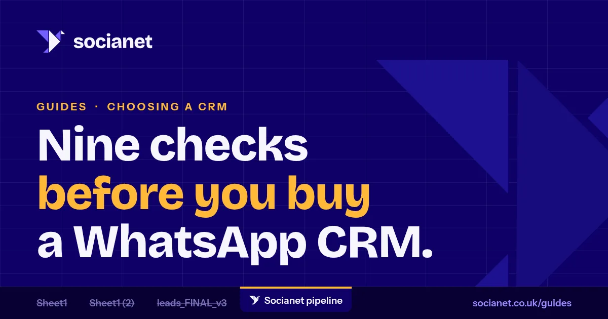 WhatsApp CRM in Nigeria: what to look for. A Socianet guide.