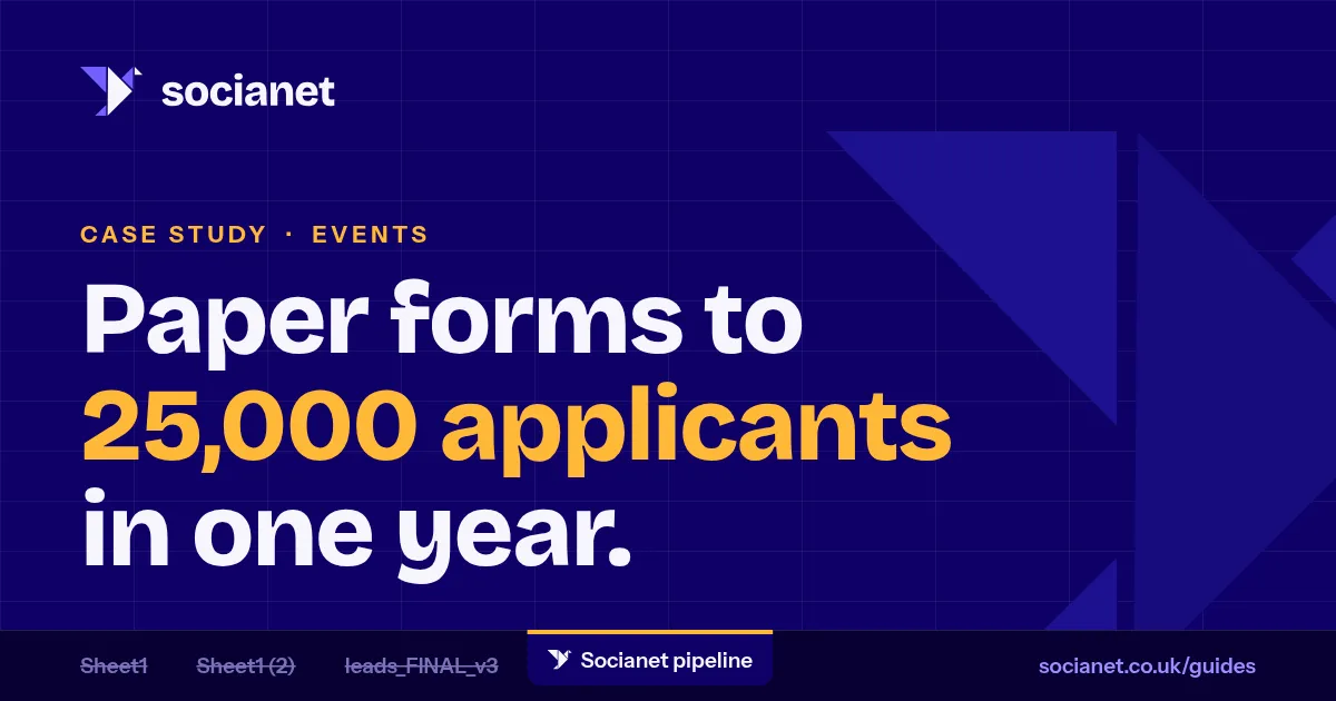 A.Y.E. and GEF: from paper forms to 25,000 applications