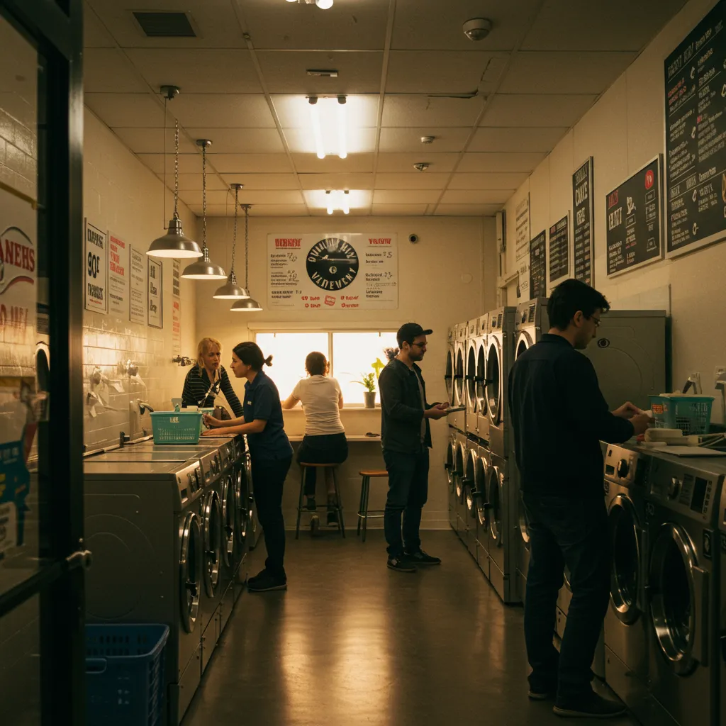 low-angle photography of man in the middle of buidligns