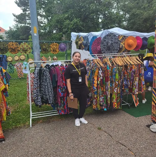 Youth participating in hands-on community projects
