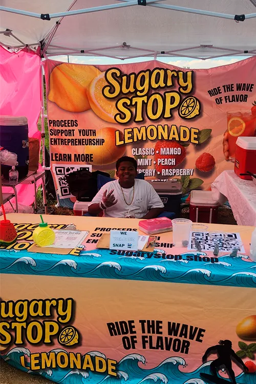 Youth participating in the Sugary Stop initiative