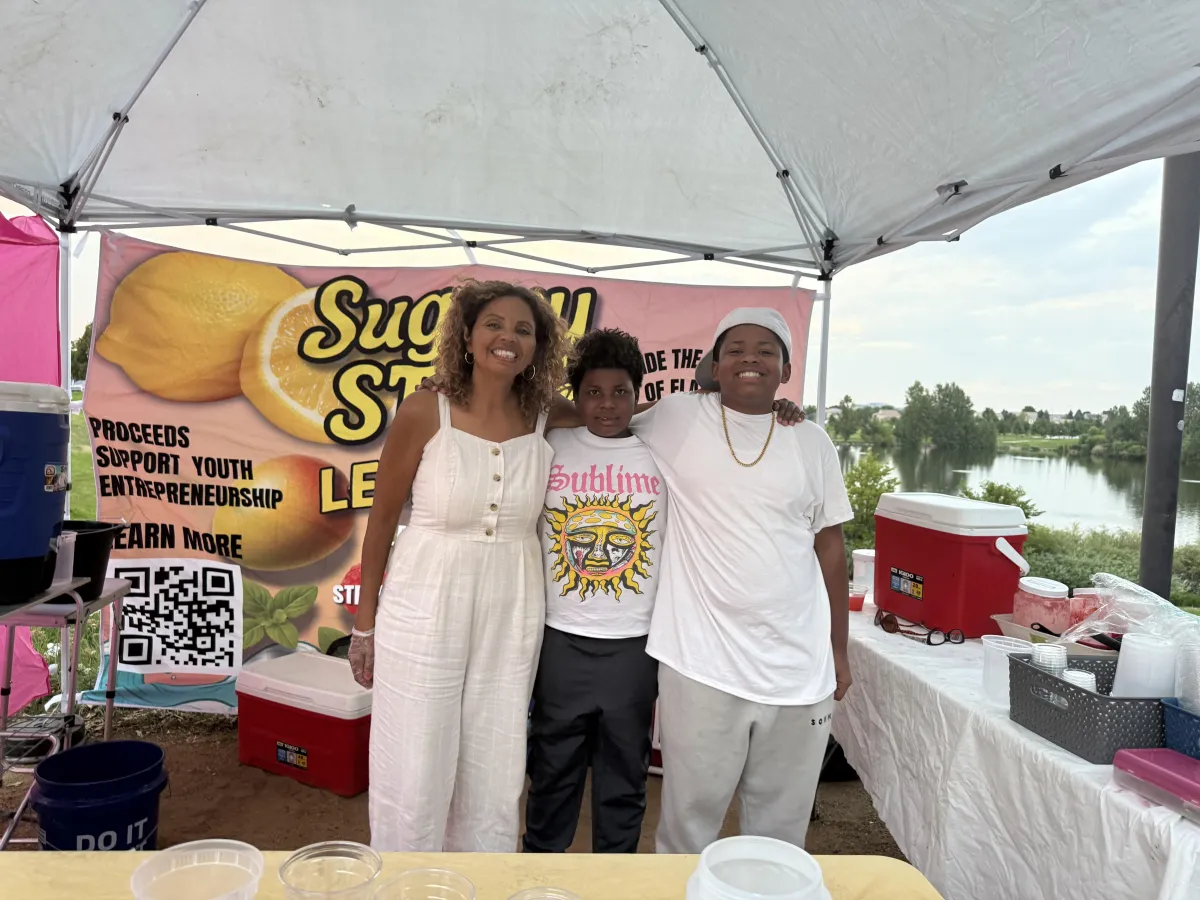 Young entrepreneurs managing operations and customer service at Sugary Stop