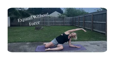 woman in deer pose 