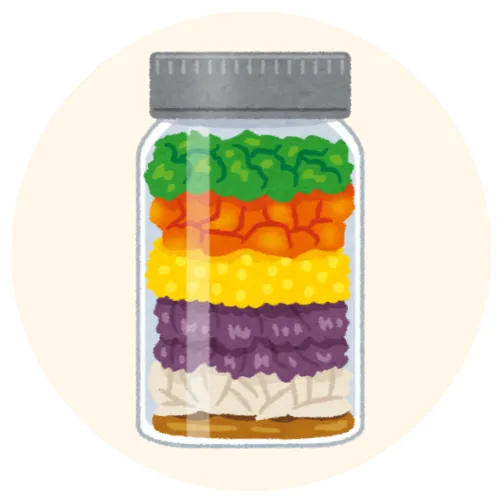 Healthy mason jar salad layered with protein, fiber, and healthy fats – perfect for perimenopause nutrition