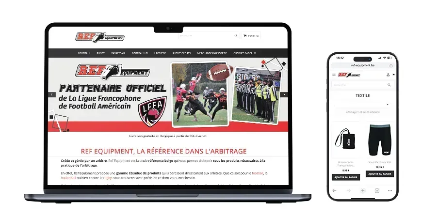 Exemple de site web / Landing Page professionnel conçu pour convertir les visiteurs en clients