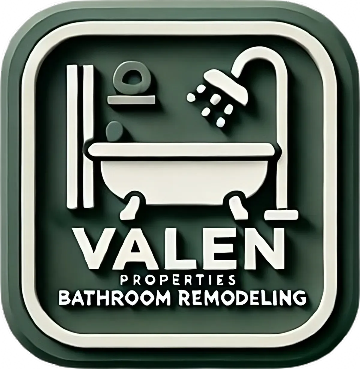 logo for Valen Properties Bathroom Remodeling