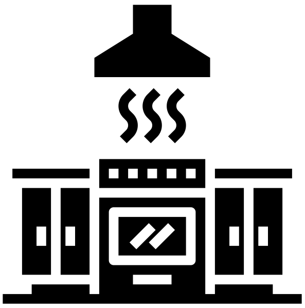 Infographic checkmark representing "Commercial Exhaust Hood Cleaning"