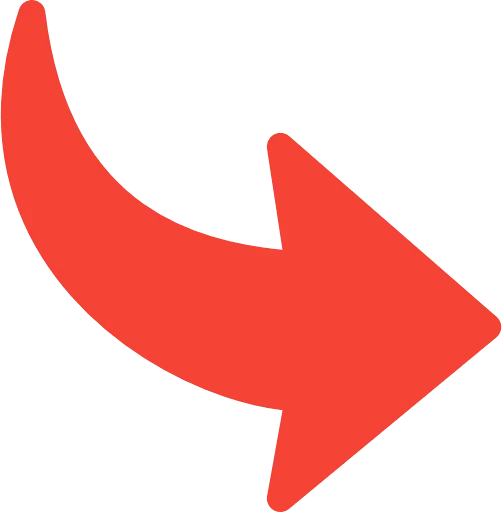 red directional arrow