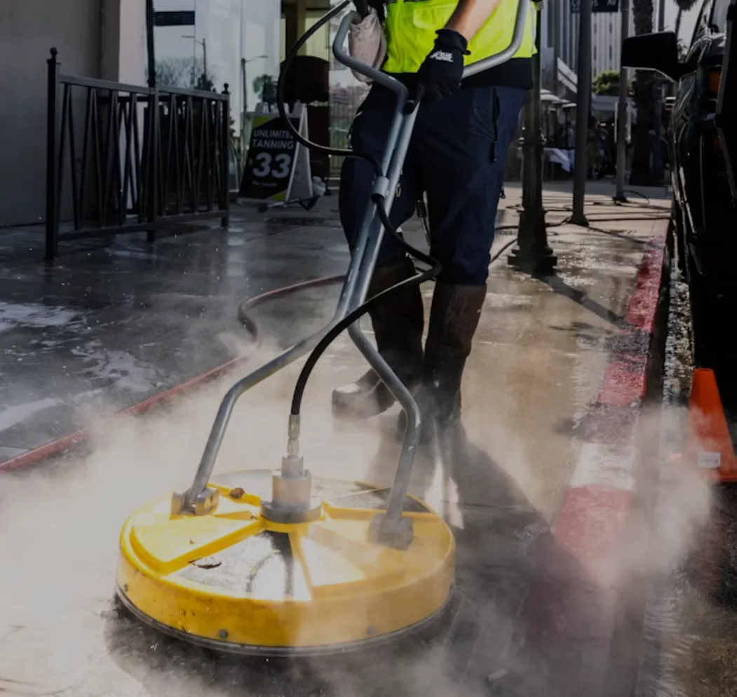 pressure washing concrete