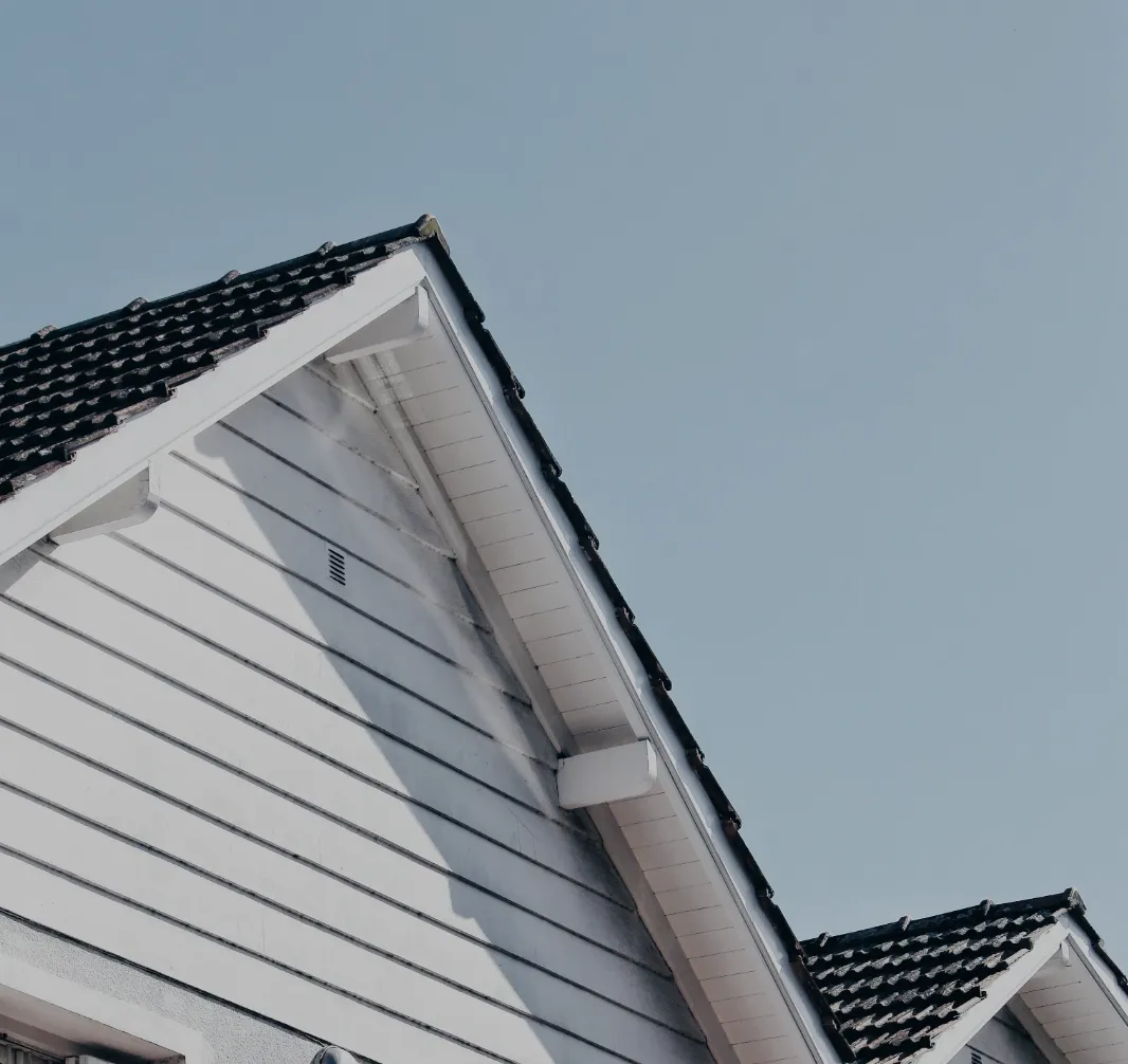 a photo of a clean, polished roof