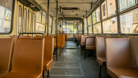 School Bus Interior in Brockton MA
