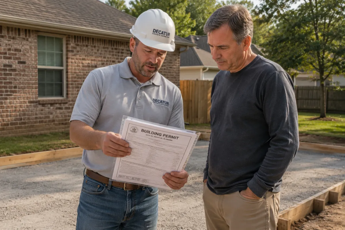 Concrete Contractor in Decatur, AL what to expect, and what it costs.