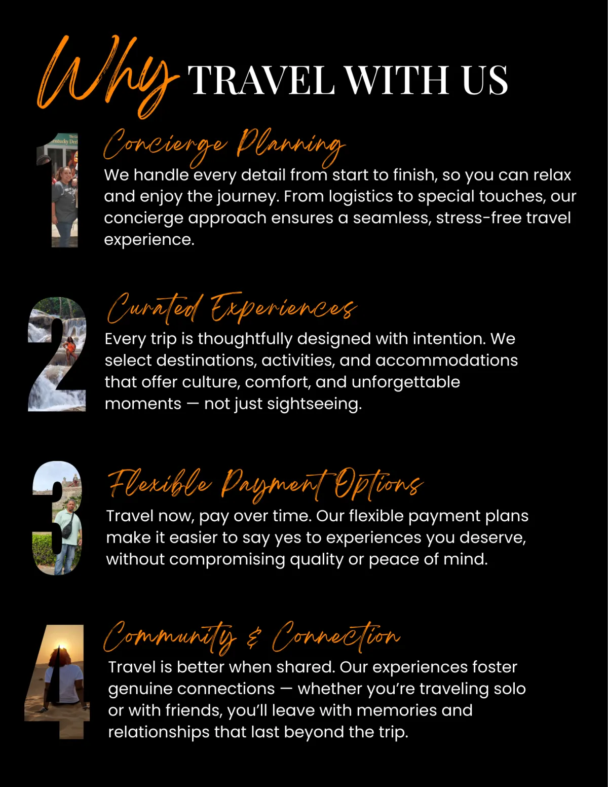 Reasons to Travel with us