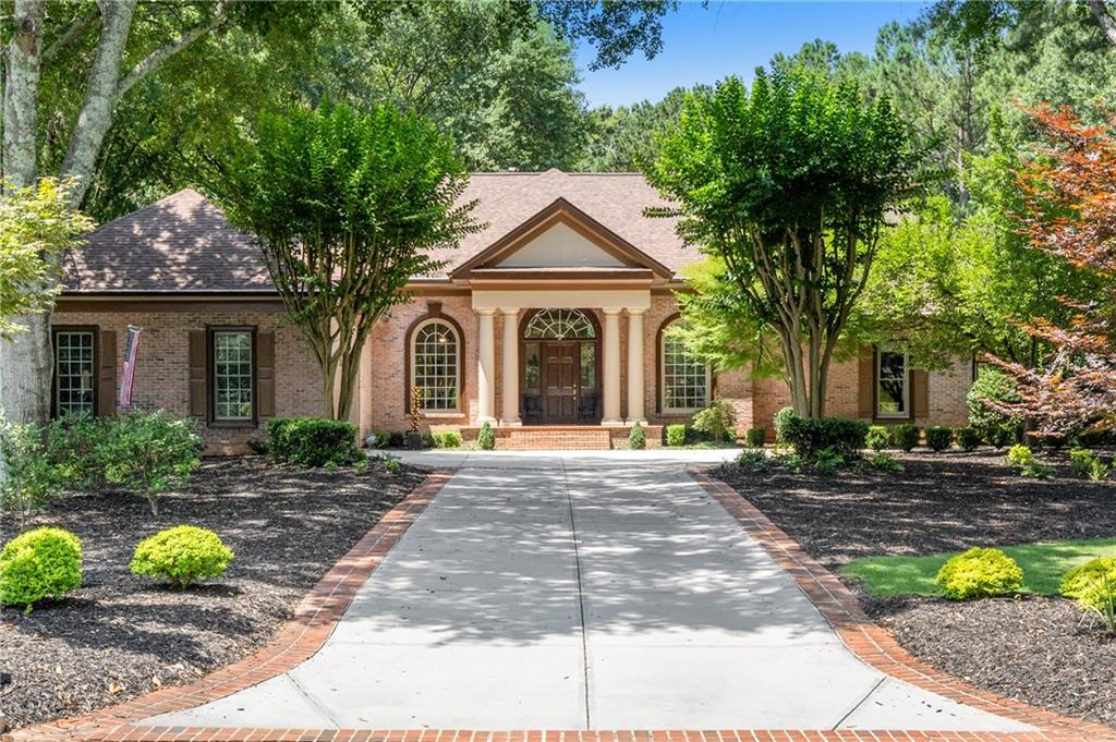 Thornhill brick ranch in Johns Creek Georgia