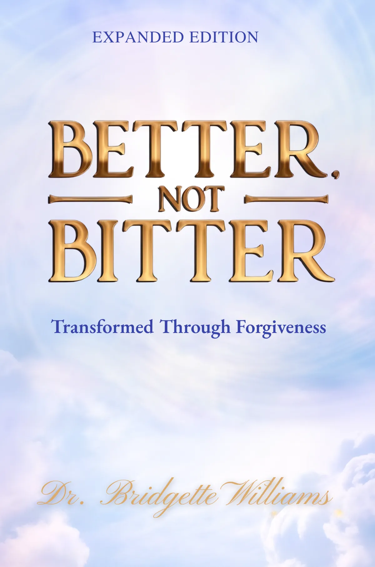 Better Not Bitter book with gold frame