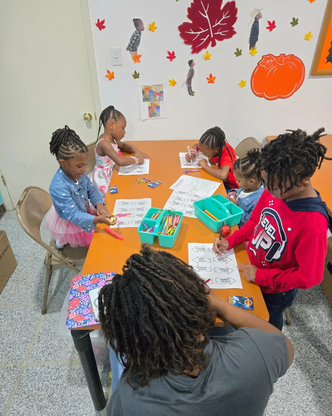 Happy kids learning in a safe, joyful environment