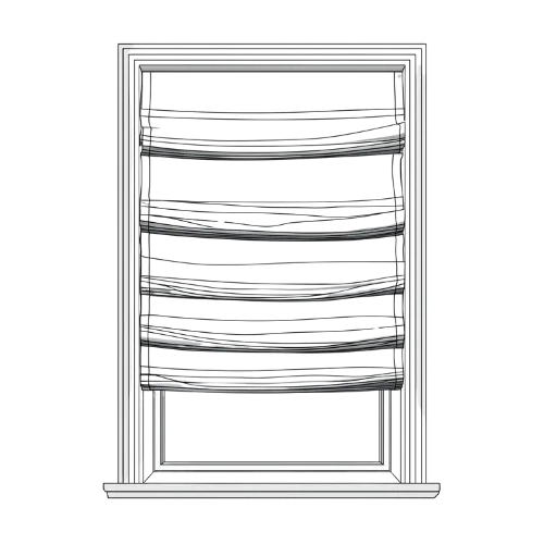 Cordless Roman Shades