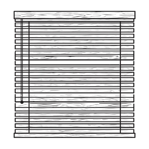 Faux Wood Cordless Blinds