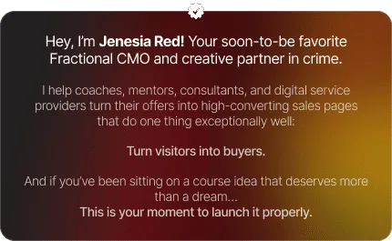About Jenesia Red