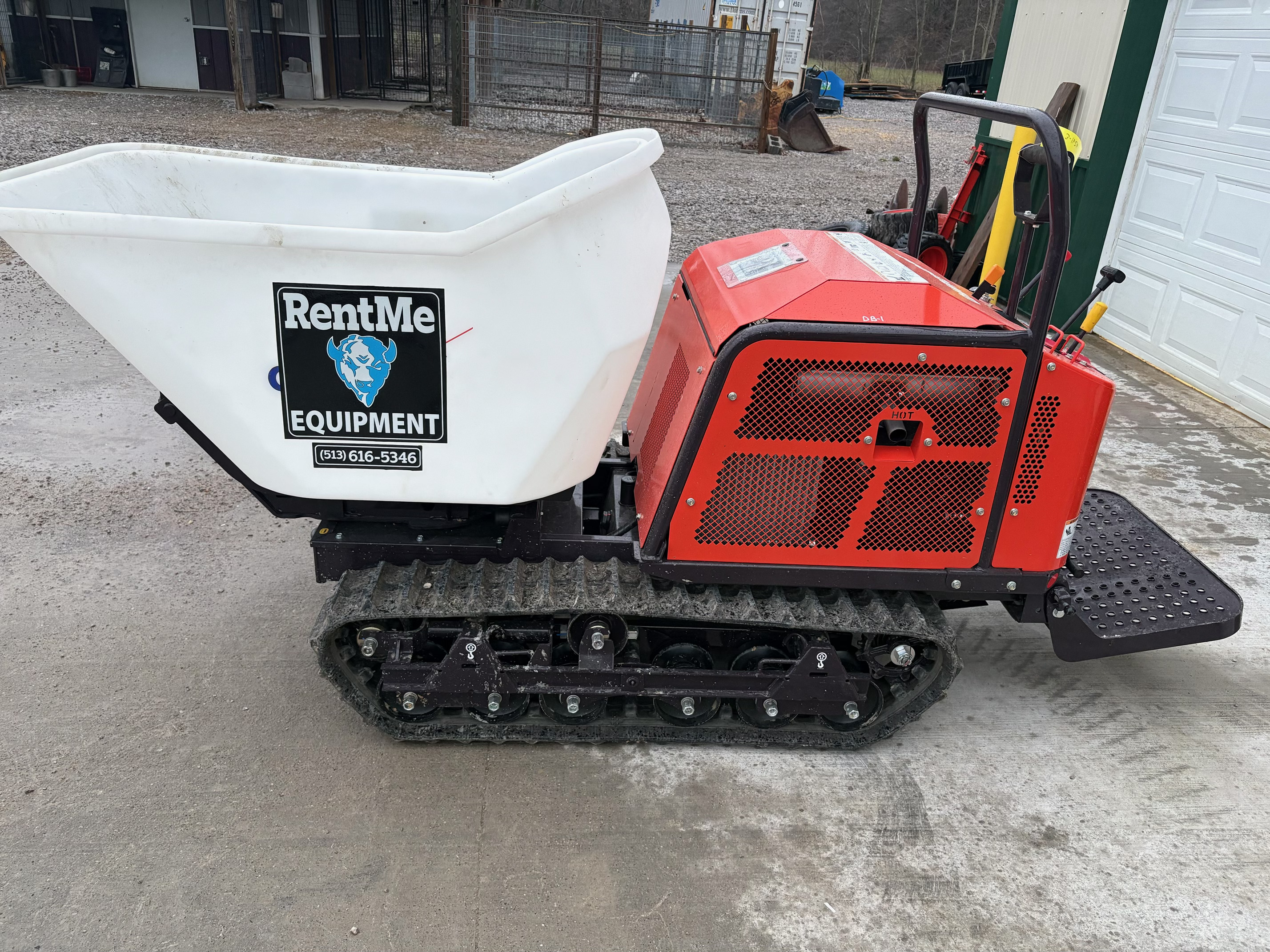 Compact dump buggy available for rent at RentMe Equipment in Cincinnati Ohio
