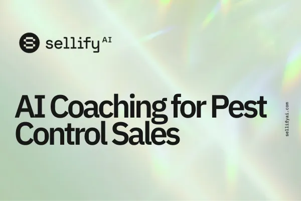 Using AI Performance Data to Coach Pest Control Sales Teams