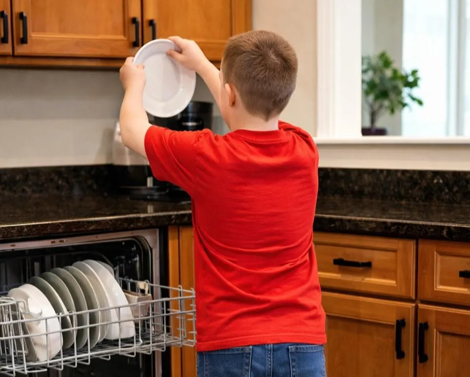Dishwasher Miracles and Morning Hugs 