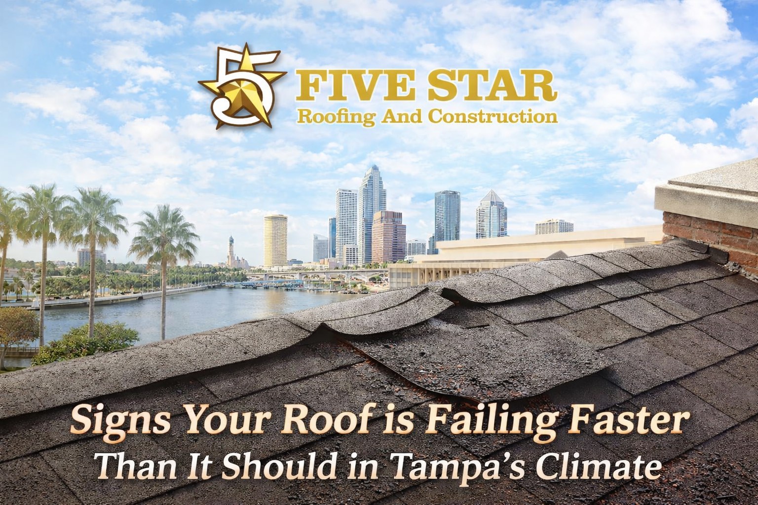 Signs Your Roof Is Failing Faster Than It Should in Tampa’s Climate